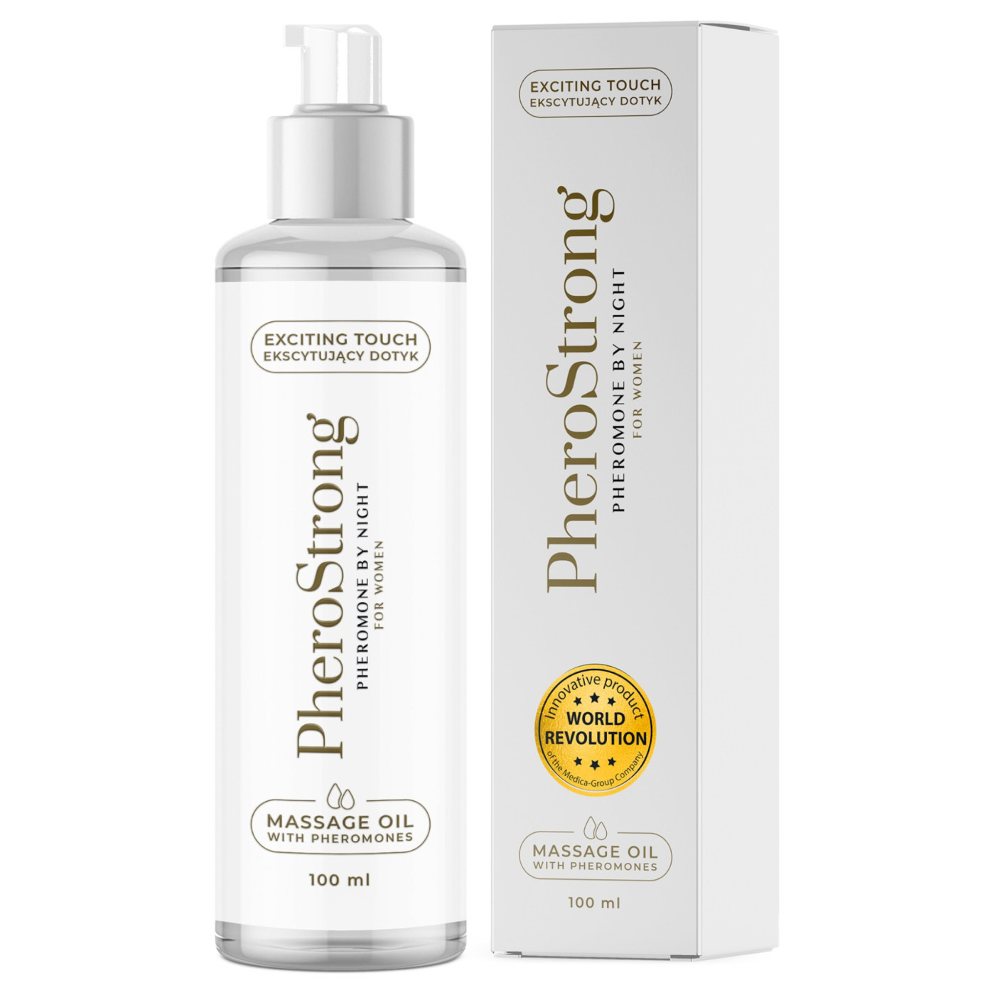 PheroStrong by Night - masážní olej pro ženy - 100 ml