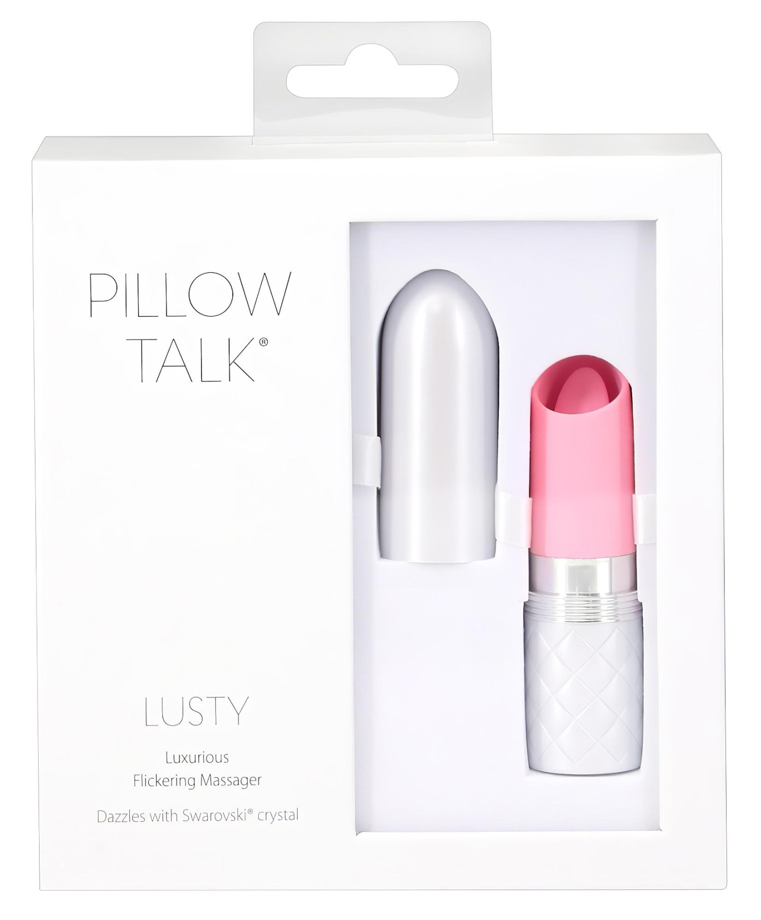 Pillow Talk Lusty - dobíjecí vibrační jazýčkový vibrátor - růžový