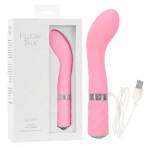 Pillow Talk Sassy - akumulátorový vibrátor na bod G (růžový)