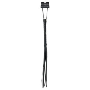 Pipedream - Fetish Fantasy Deluxe Cat-O-Nine - důtky - černé (65 cm)