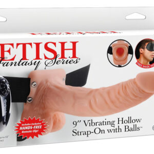 Pipedream - Fetish Strap-on 9 - nasazovací vibrátor (přírodní)