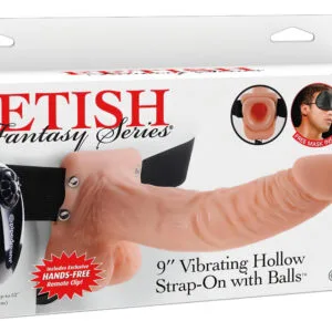 Pipedream - Fetish Strap-on 9 - nasazovací vibrátor (přírodní)