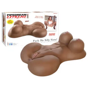 Pipedream Fuck Me Silly Sista - hnědý ženský torzo masturbátor (5