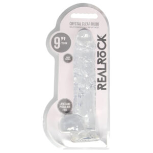 RealRock - průhledné realistické dildo (průhledné