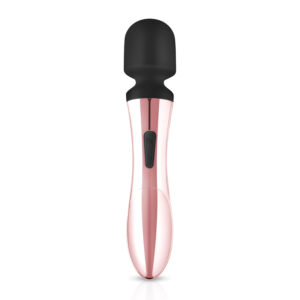Rosy Gold - masážní vibrátor wand - dobíjecí - rosegold