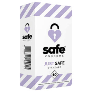 SAFE Just Safe - standard kondom - vanilka - 10 ks