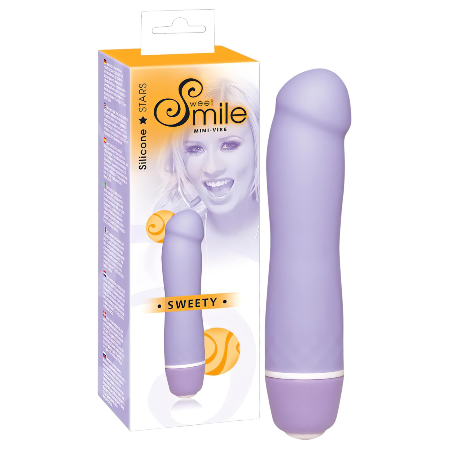 SMILE Sweety - mini vibrátor - tichý - fialový
