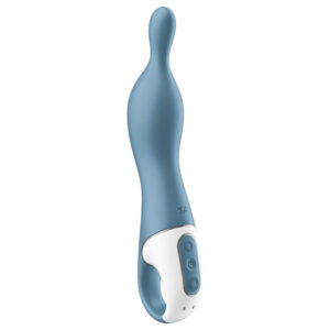 Satisfyer A-Mazing 1 - vibrátor na bod A - dobíjecí - modrý