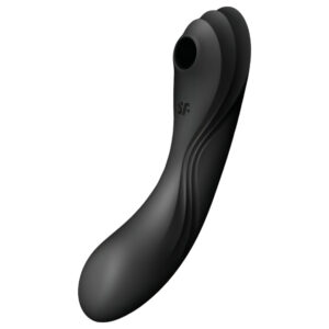 Satisfyer Curvy Trinity 4 - vibrátor a stimulátor klitorisu 2v1 - černý