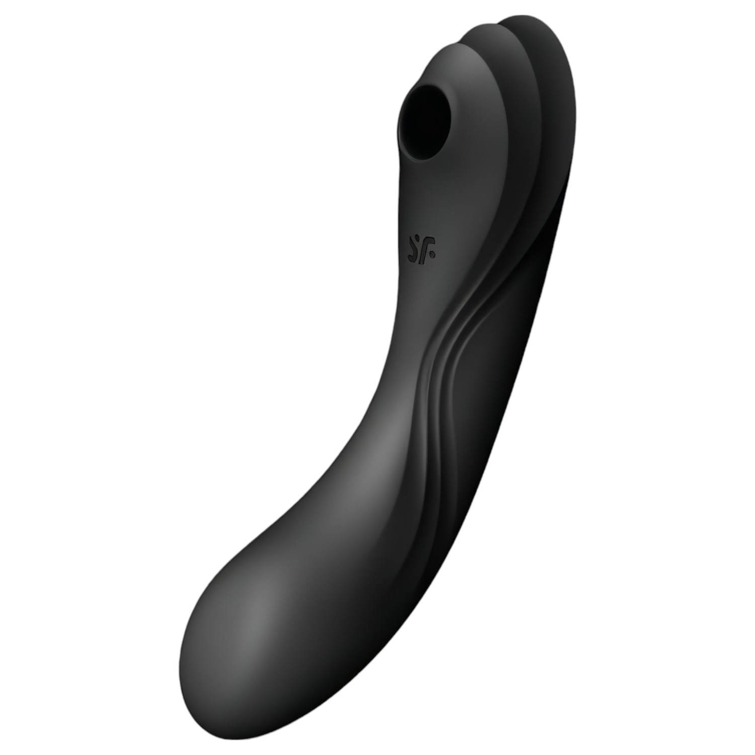 Satisfyer Curvy Trinity 4 - vibrátor a stimulátor klitorisu 2v1 - černý