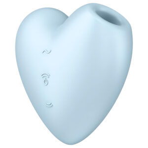 Satisfyer Cutie Heart - stimulátor klitorisu s vlnami vzduchu - modrý