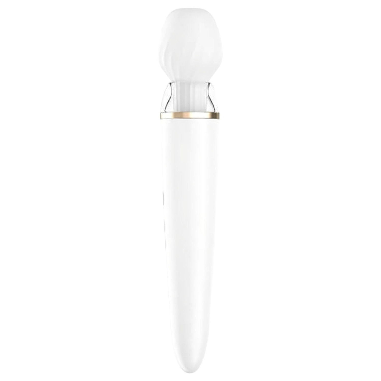 Satisfyer Double Wand-er - masážní vibrátor ovládaný aplikací (bílý)