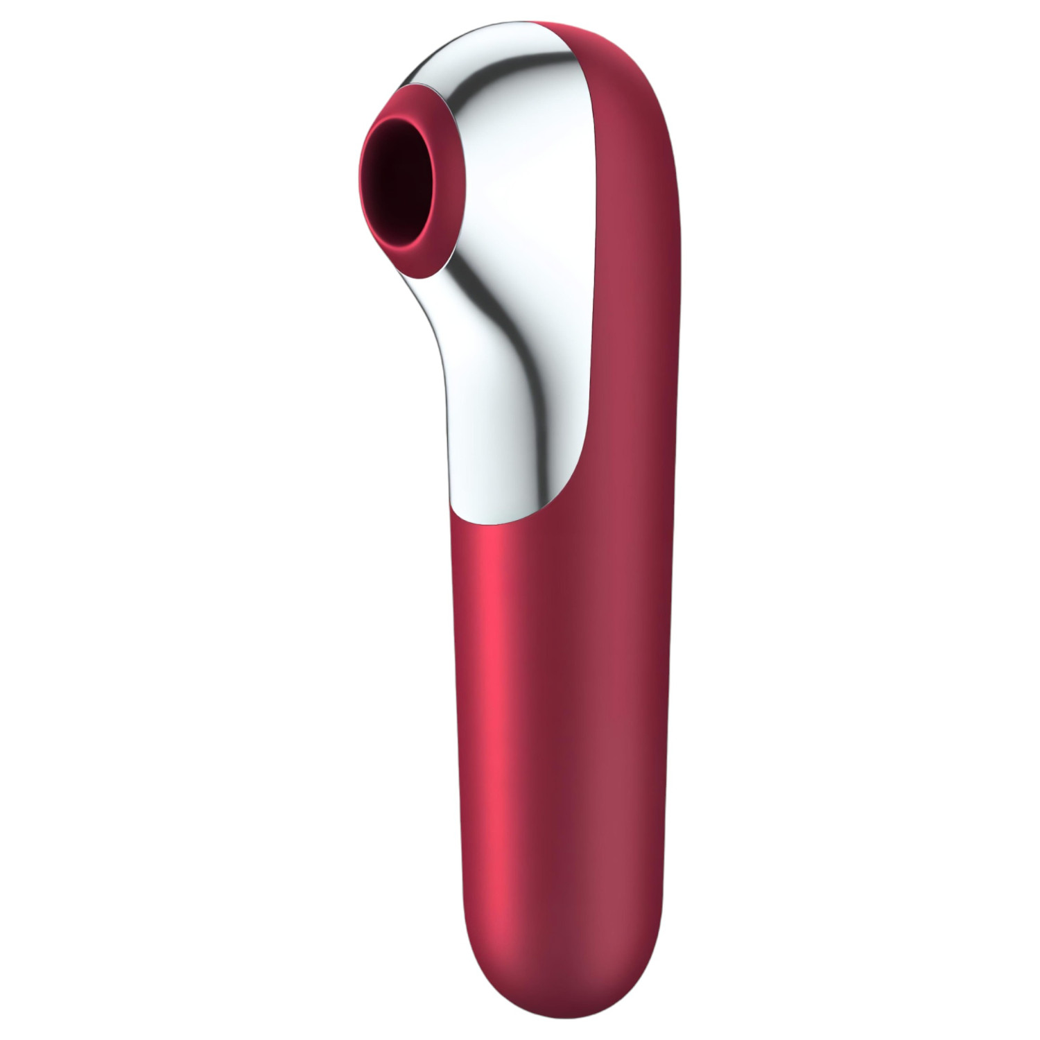Satisfyer Dual Love - aplikací ovládaný vibrační stimulátor klitorisu (červený)
