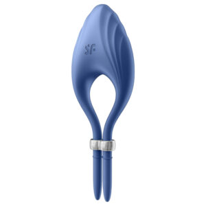 Satisfyer Duelist - vibrační erekční kroužek - nabíjecí - modrý