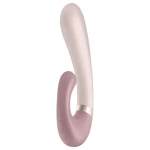 Satisfyer Heat Wave - aplikací ovládaný vyhřívaný vibrátor (béžový)
