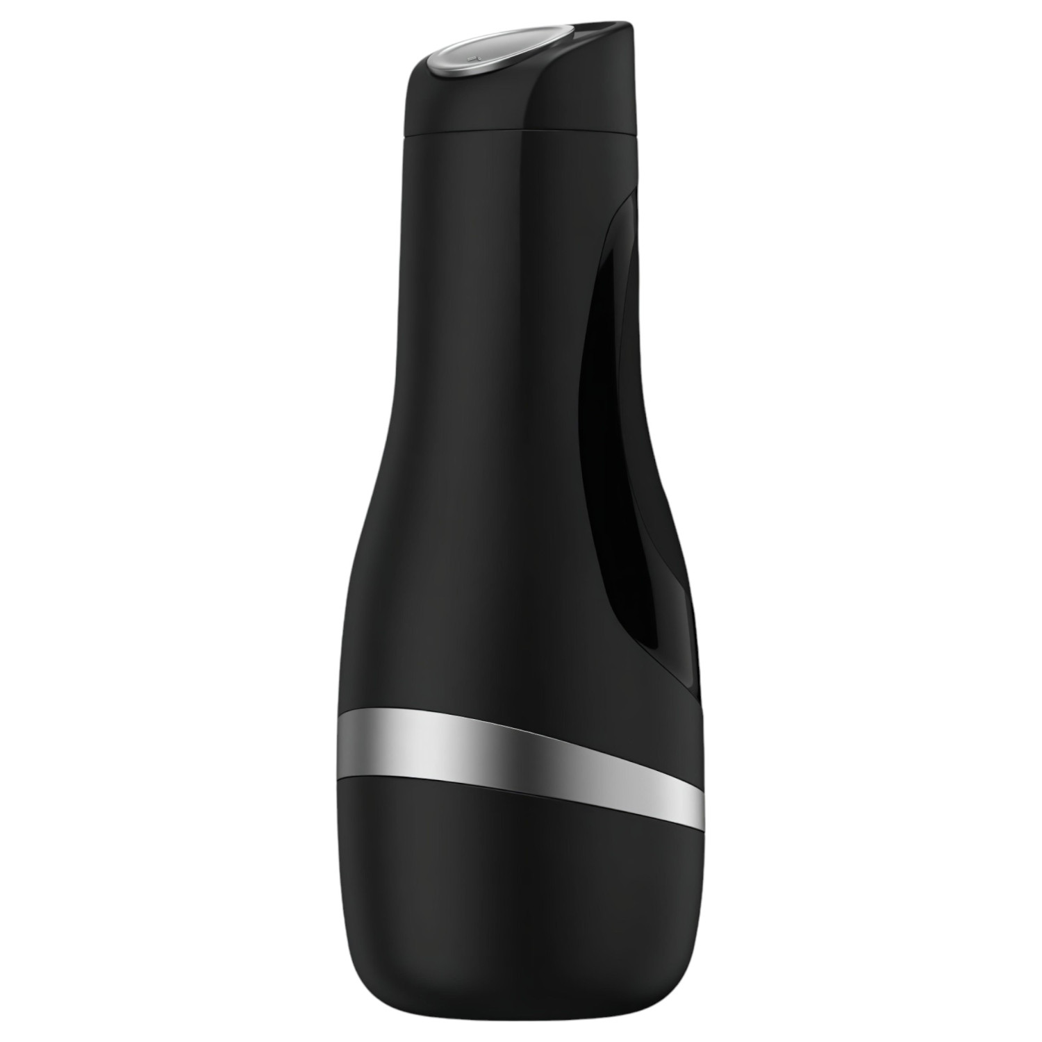 Satisfyer Men Classic - manuální vakuový masturbátor - stříbrný