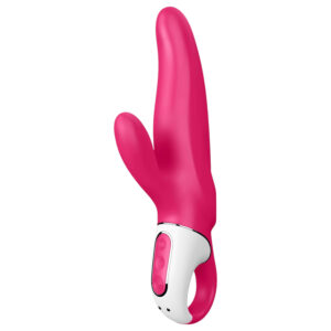Satisfyer Mr. Rabbit - vodotěsný vibrátor s klitorálním ramínkem (růžový)