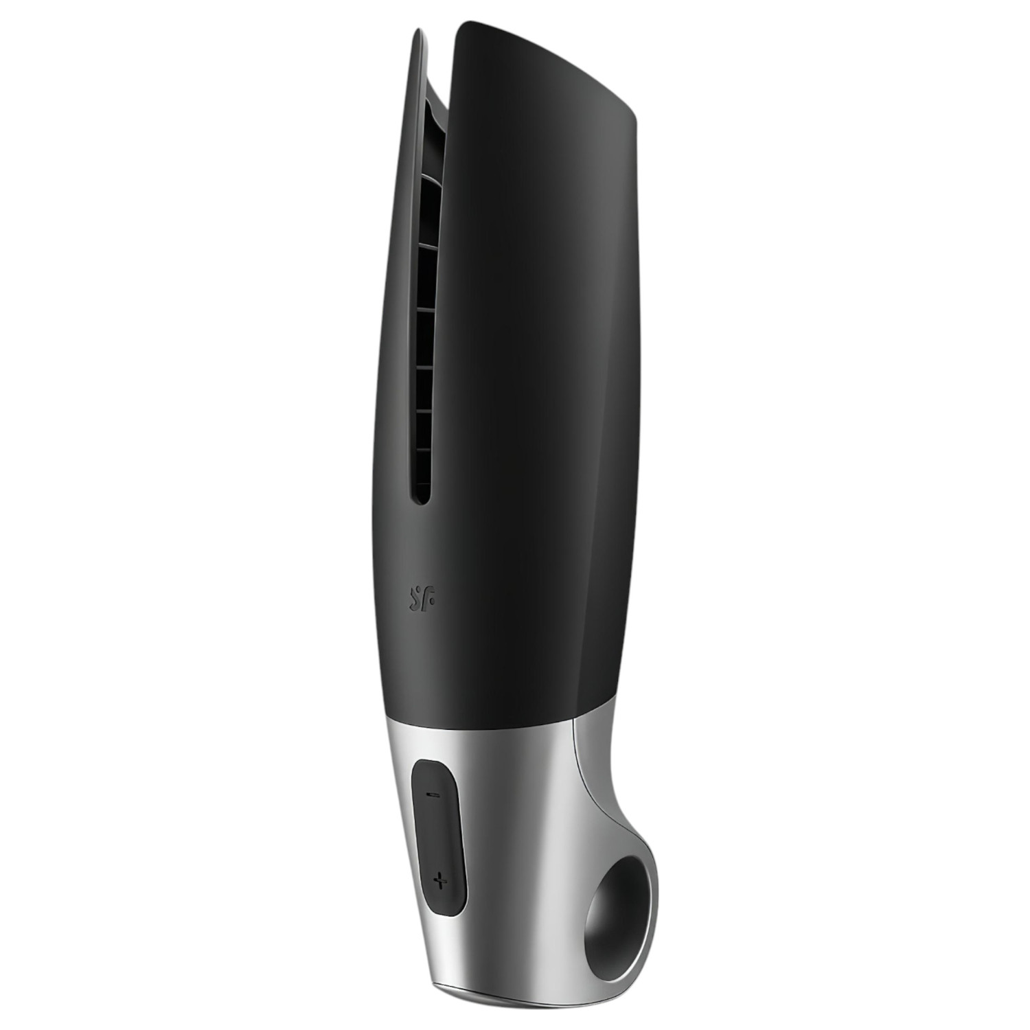 Satisfyer Power - masturbátor ovládaný aplikací pro muže (černý)