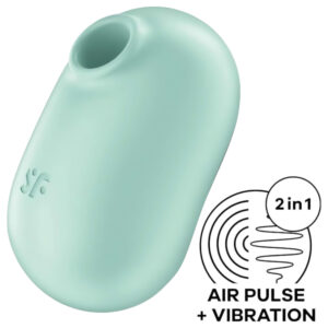 Satisfyer Pro To Go 2 - nabíjecí stimulátor klitorisu s vlnami vzduchu - mátový