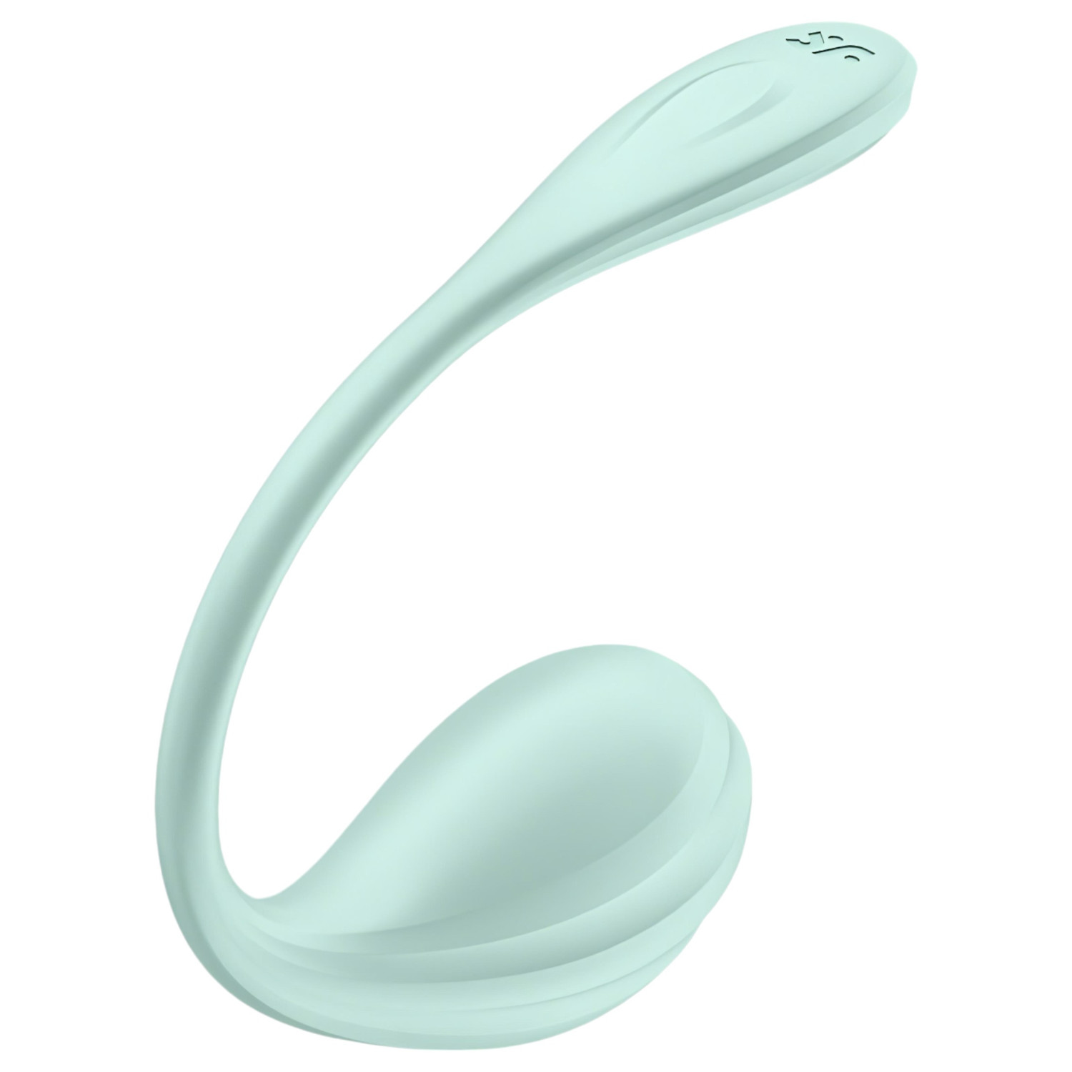Satisfyer Smooth Petal - vibrátor ve tvaru vajíčka ovládaný aplikací (zelený)