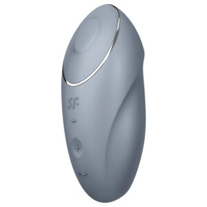 Satisfyer Tap & Climax 1 - 2v1 vibrátor na klitoris - šedý