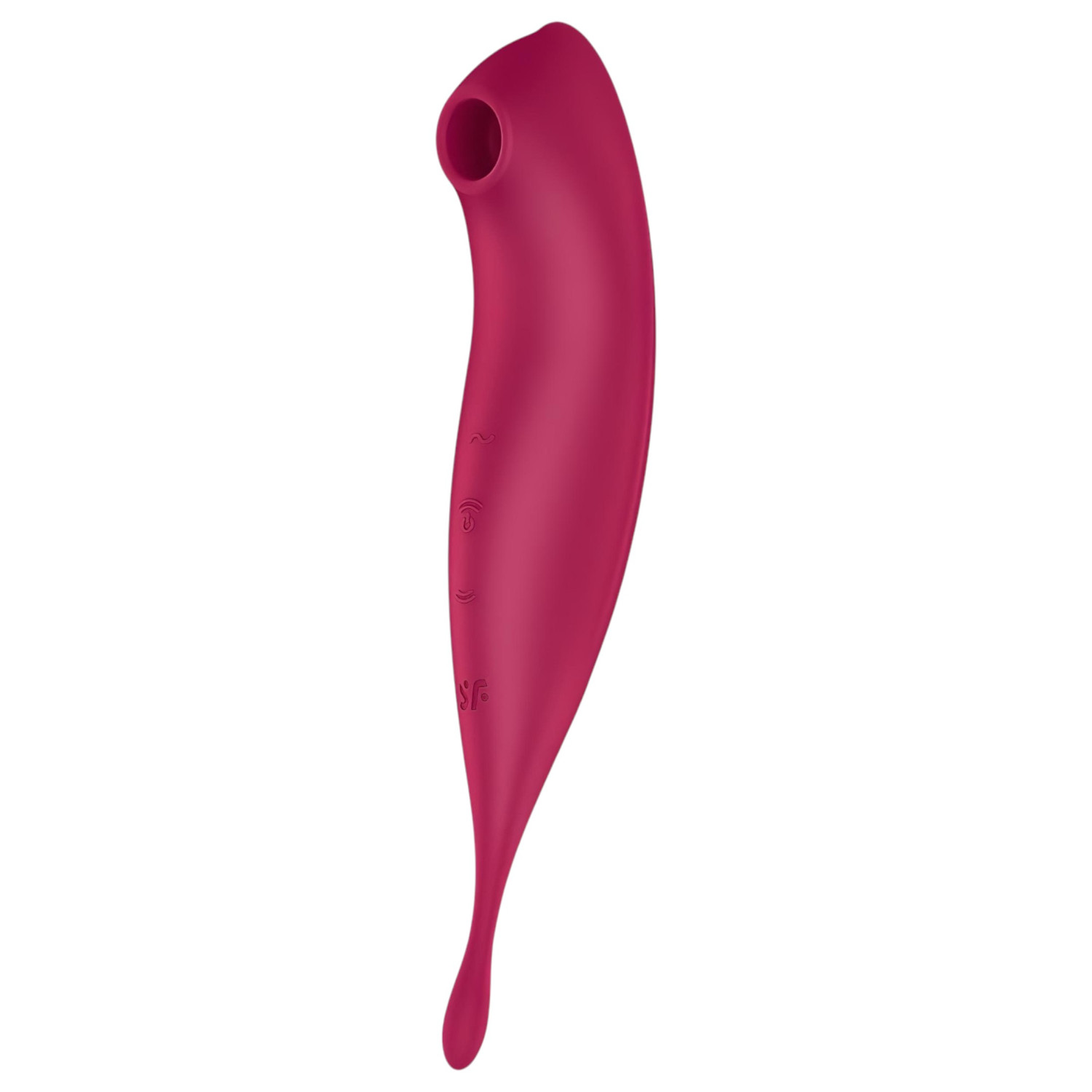 Satisfyer Twirling Pro - vibrátor na klitoris ovládaný aplikací (červený)