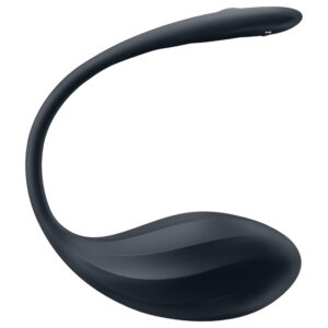 Satisfyer - vibrační vajíčko s dálkovým ovládáním - vroubkované - černé