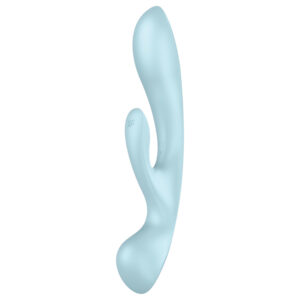 Satisfyer - vibrátor s ramenem na klitoris - dobíjecí - modrý