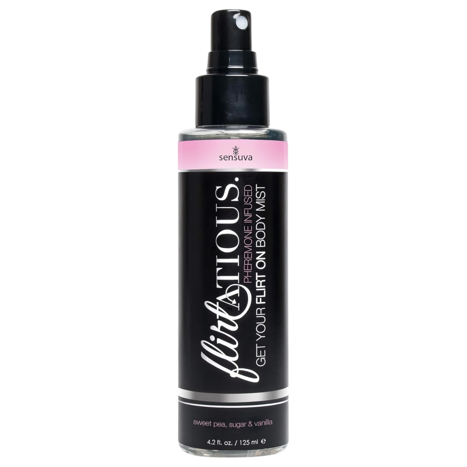 Sensuva Flirtatious - feromonový tělový sprej - vanilka-vikev (125 ml)