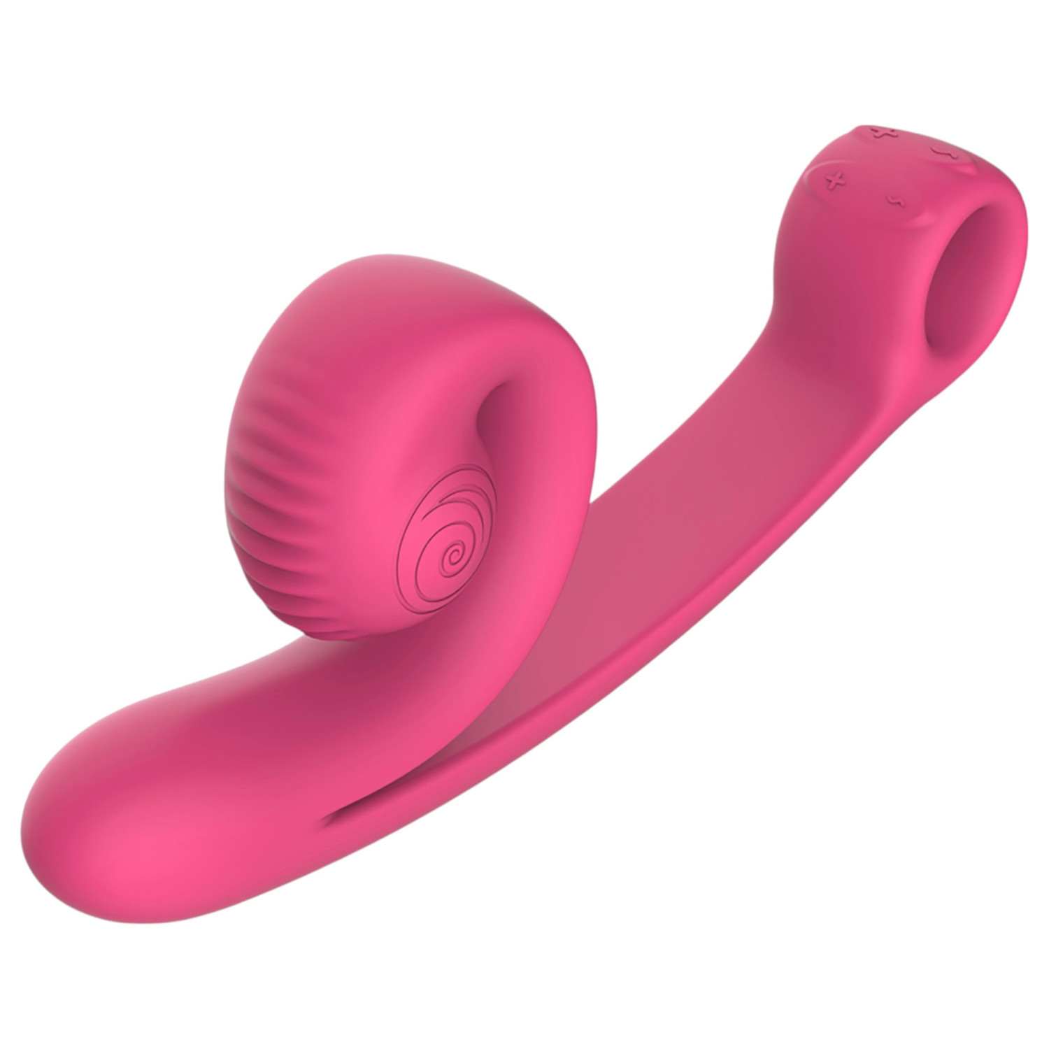Snail Vibe Curve - 2v1 klitorální vibrátor (růžový)