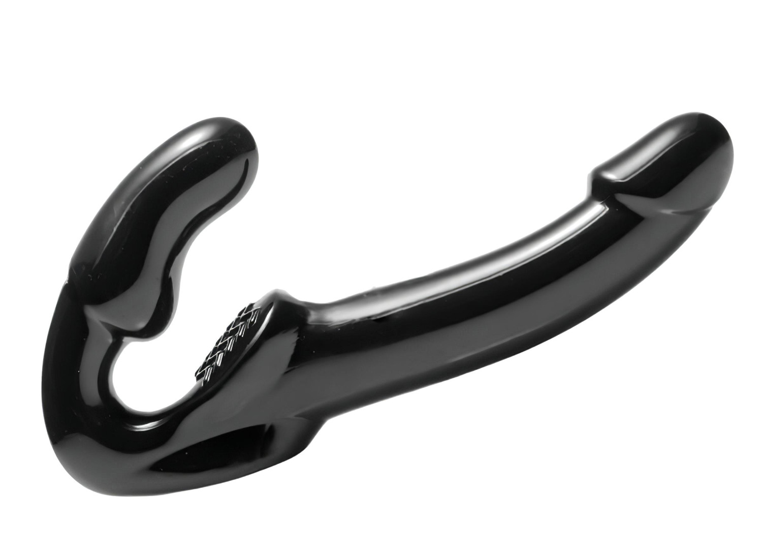 Strap U Revolver - připínací dildo bez postroje - černé