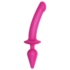 Strap-on-me Switch Semi-Realistic XXL - 2v1 dildo (růžové)