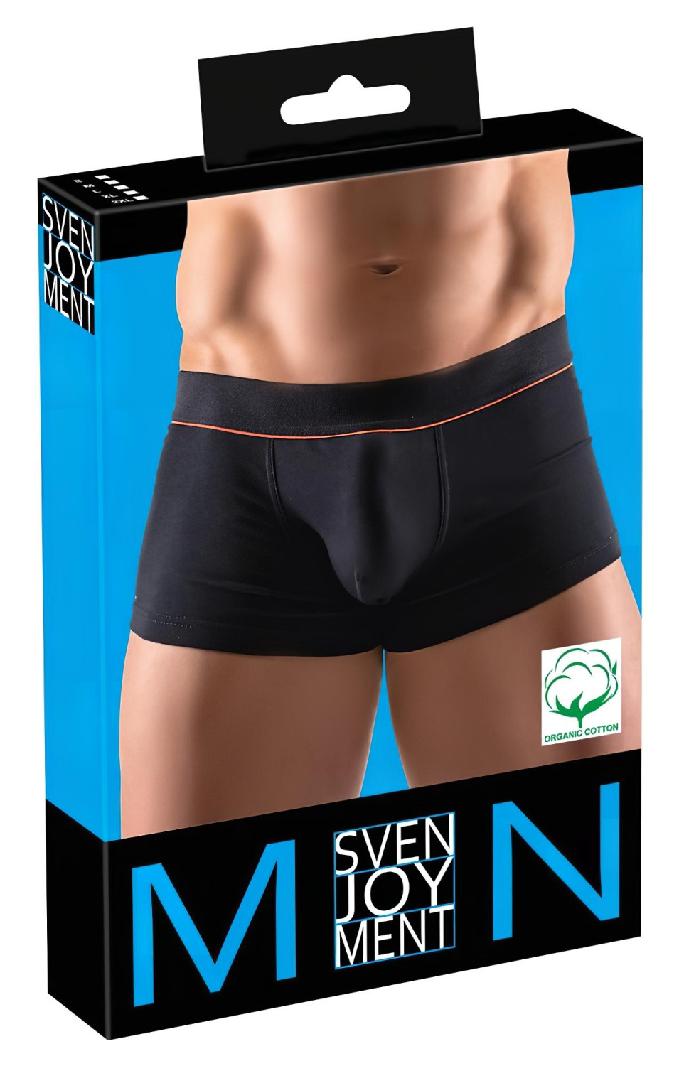 Svenjoyment - eko-bavlněné komfortní boxerky (černé) - L