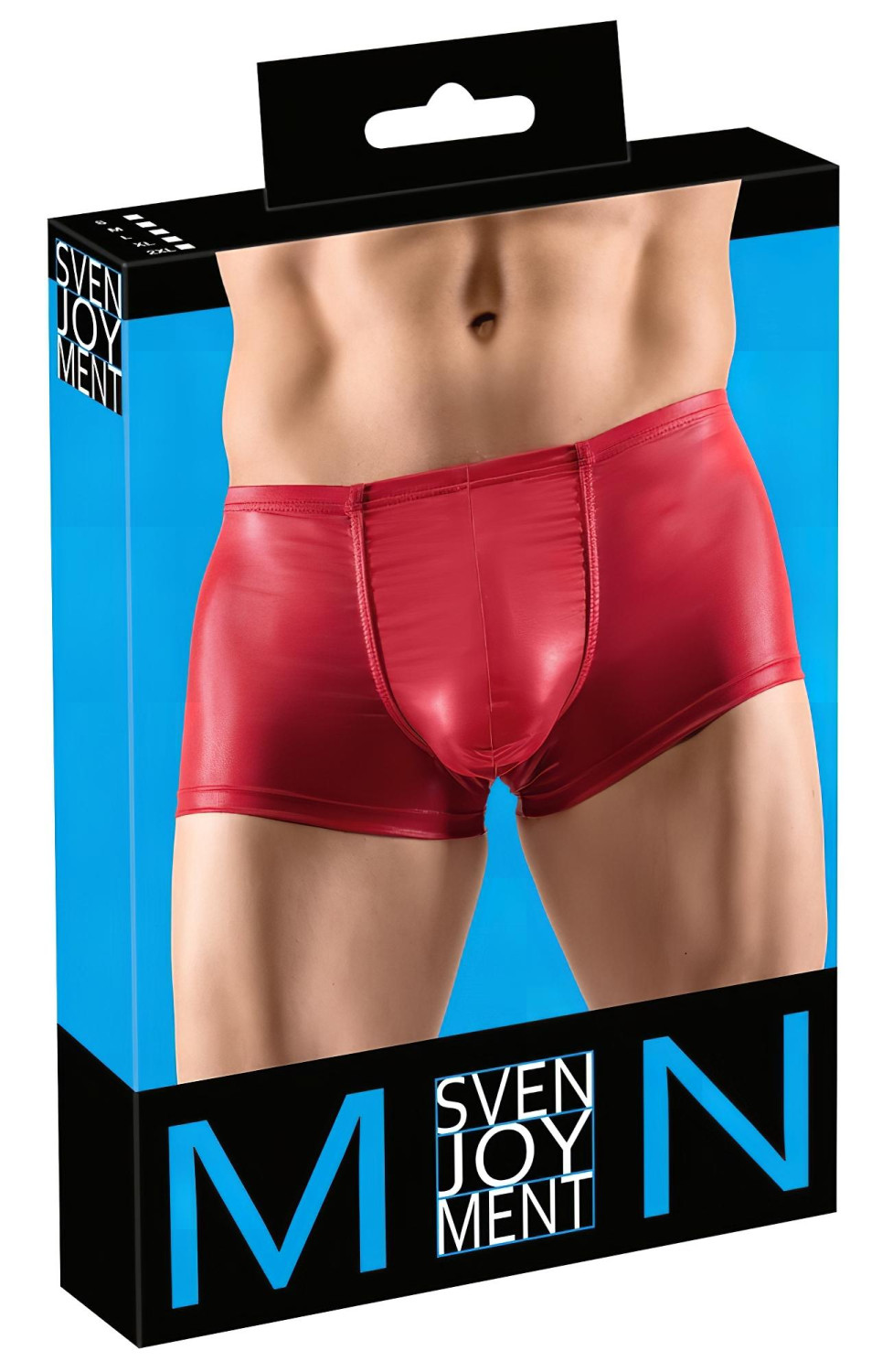 Svenjoyment - pánské push-up boxerky - lesklé - červené
