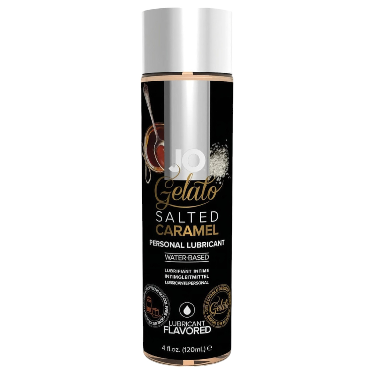 System JO - Gelato slaný karamel - lubrikační gel na vodní bázi (120 ml)