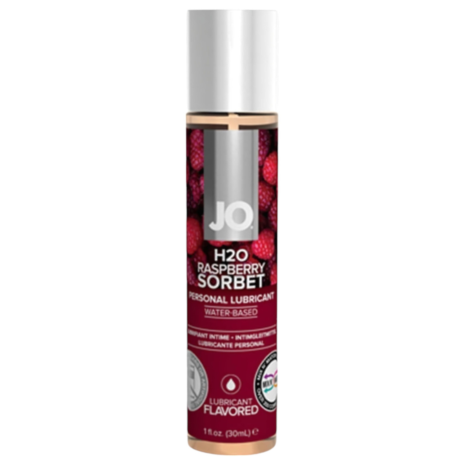 System JO - H2O malinový sorbet - lubrikant na vodní bázi (30 ml)