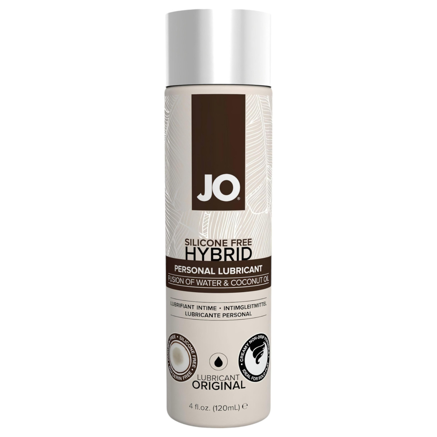 System JO - Hybrid - lubrikant se smíšenou (hybridní) bází - kokos (120 ml)