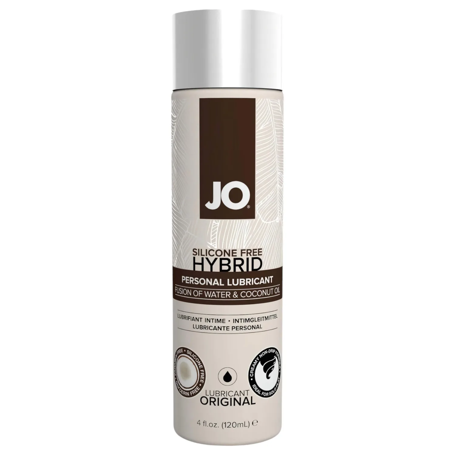 System JO - Hybrid - lubrikant se smíšenou (hybridní) bází - kokos (120 ml)
