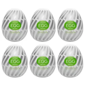 TENGA Egg Brush - vajíčko masturbátor - sada 6 kusů