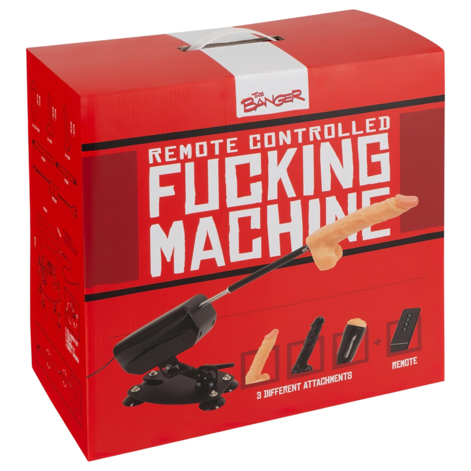 The Banger Fucking Machine - sex machine - 2 dilda a 1 umělá vagína