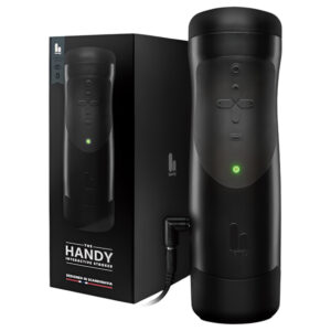 The Handy 1.1 - Interaktivní masturbátor pro muže (černý)