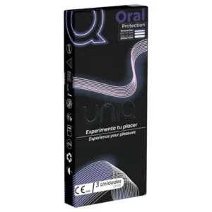Uniq - orální kondom bez latexu - 3 ks