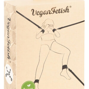 Vegan Fetish - poutací sada na postel - černá