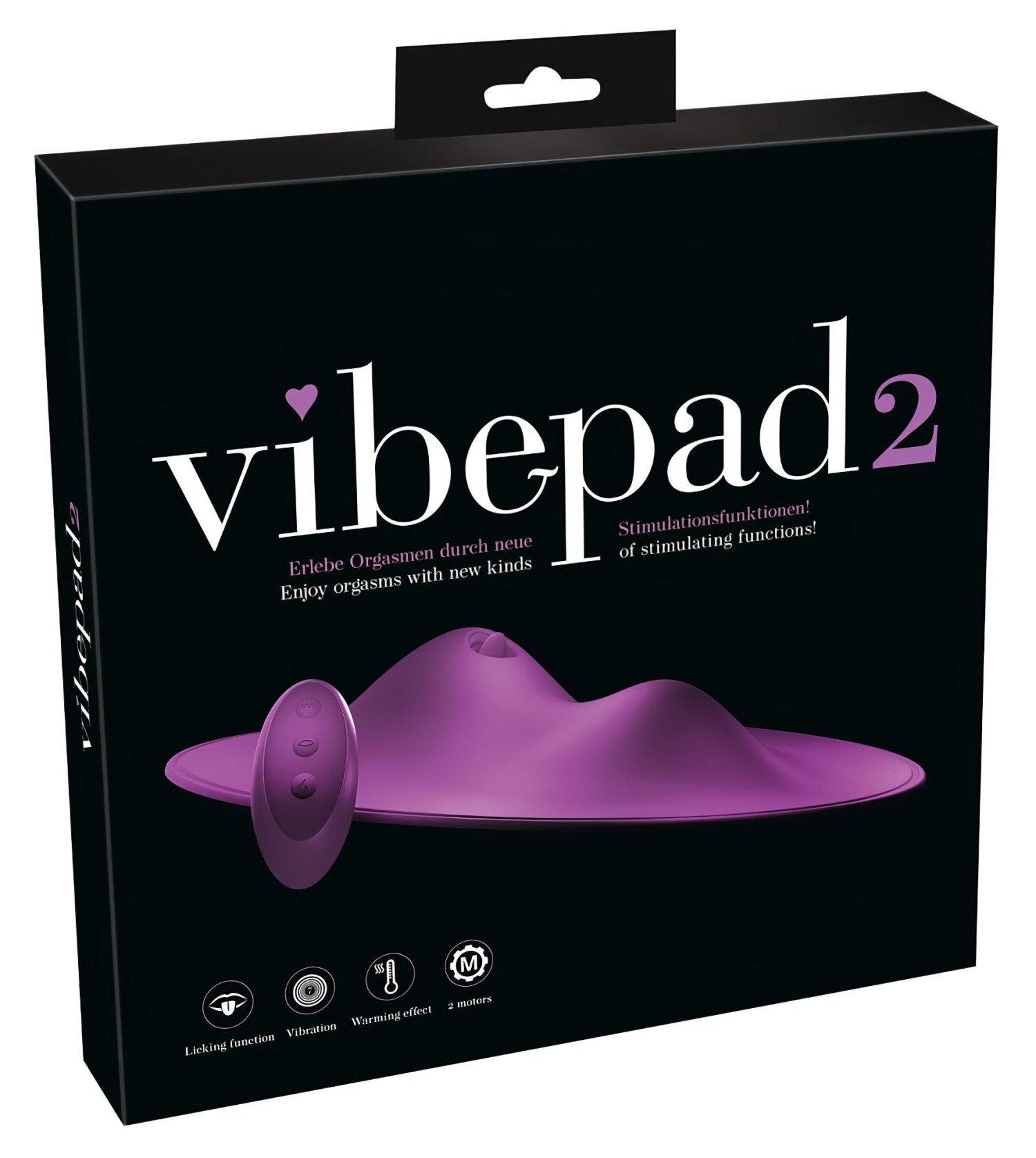 VibePad 2 - vibrační polštářek na lízání - fialový