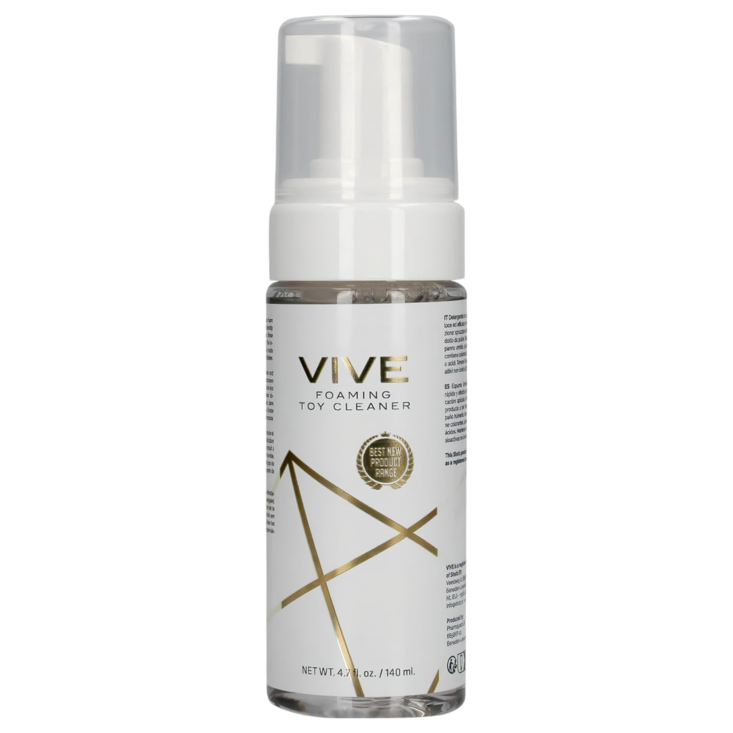 Vive - čistič erotických pomůcek - pěna - 140 ml