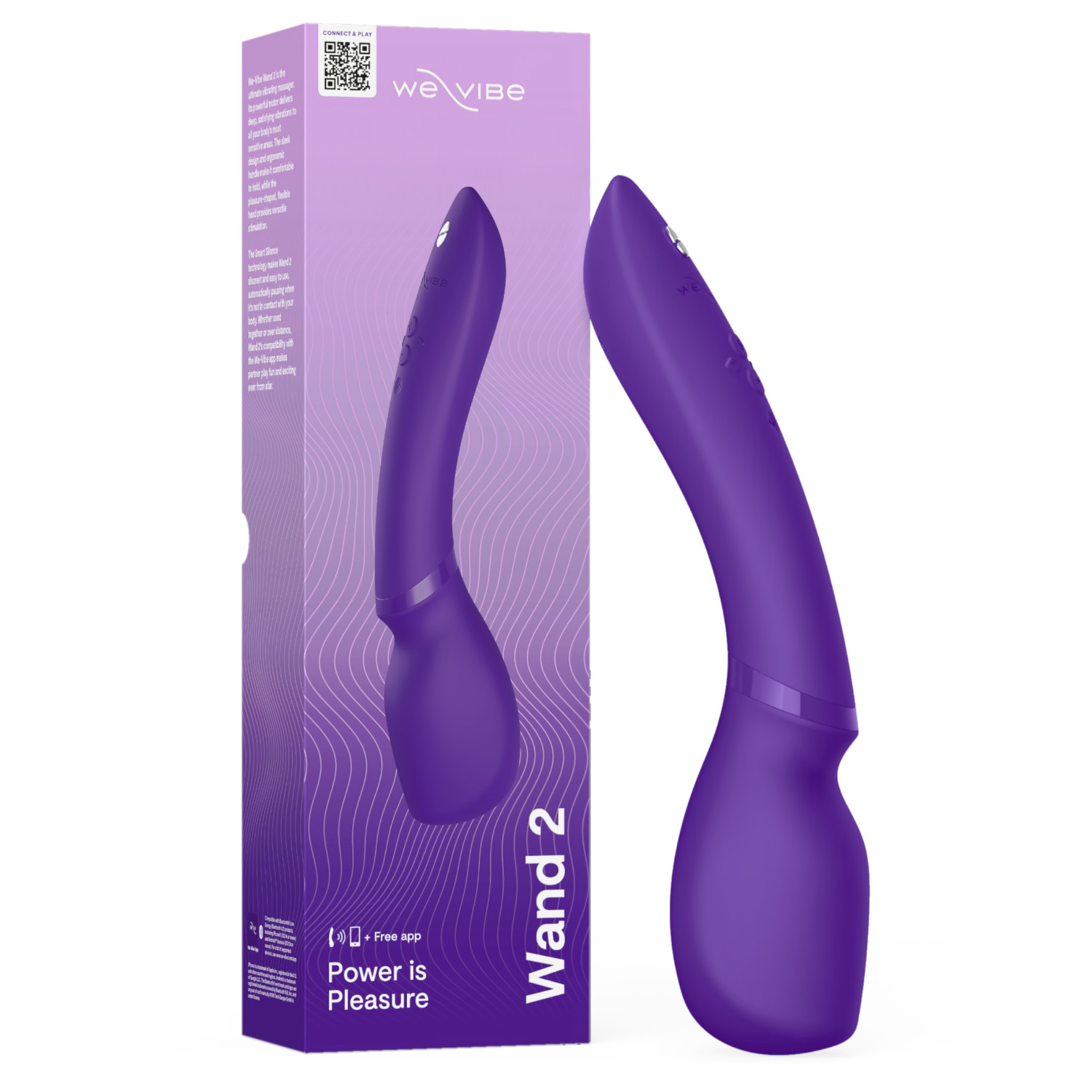 We-Vibe Wand 2 - masážní vibrátor ovládaný aplikací