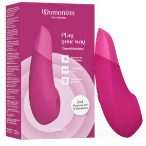 Womanizer Enhance - stimulátor klitorisu s tlakovými vlnami (růžový)