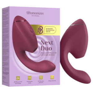 Womanizer Next Duo - 2v1 vibrátor na bod G (růžový)