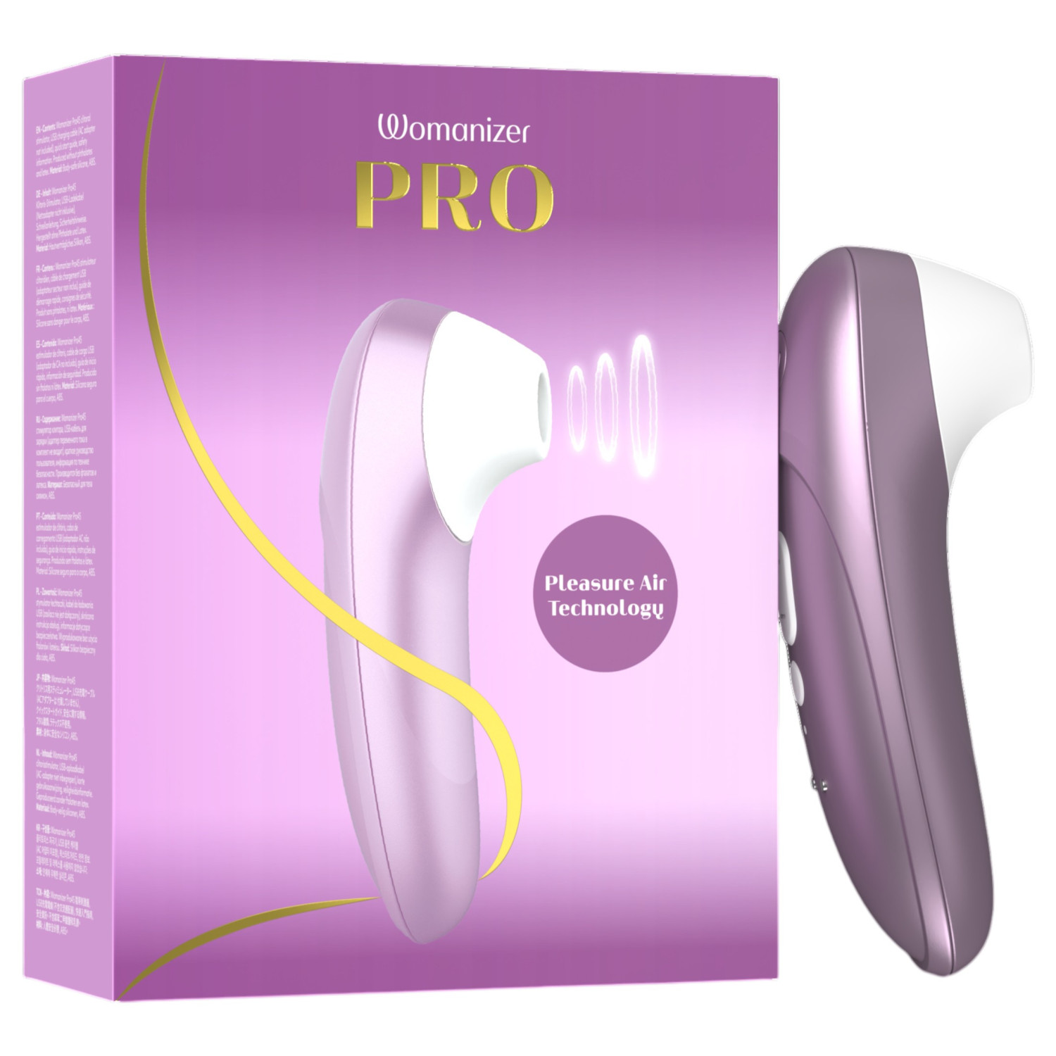 Womanizer Pro - bezkontaktní stimulátor klitorisu (fialový)