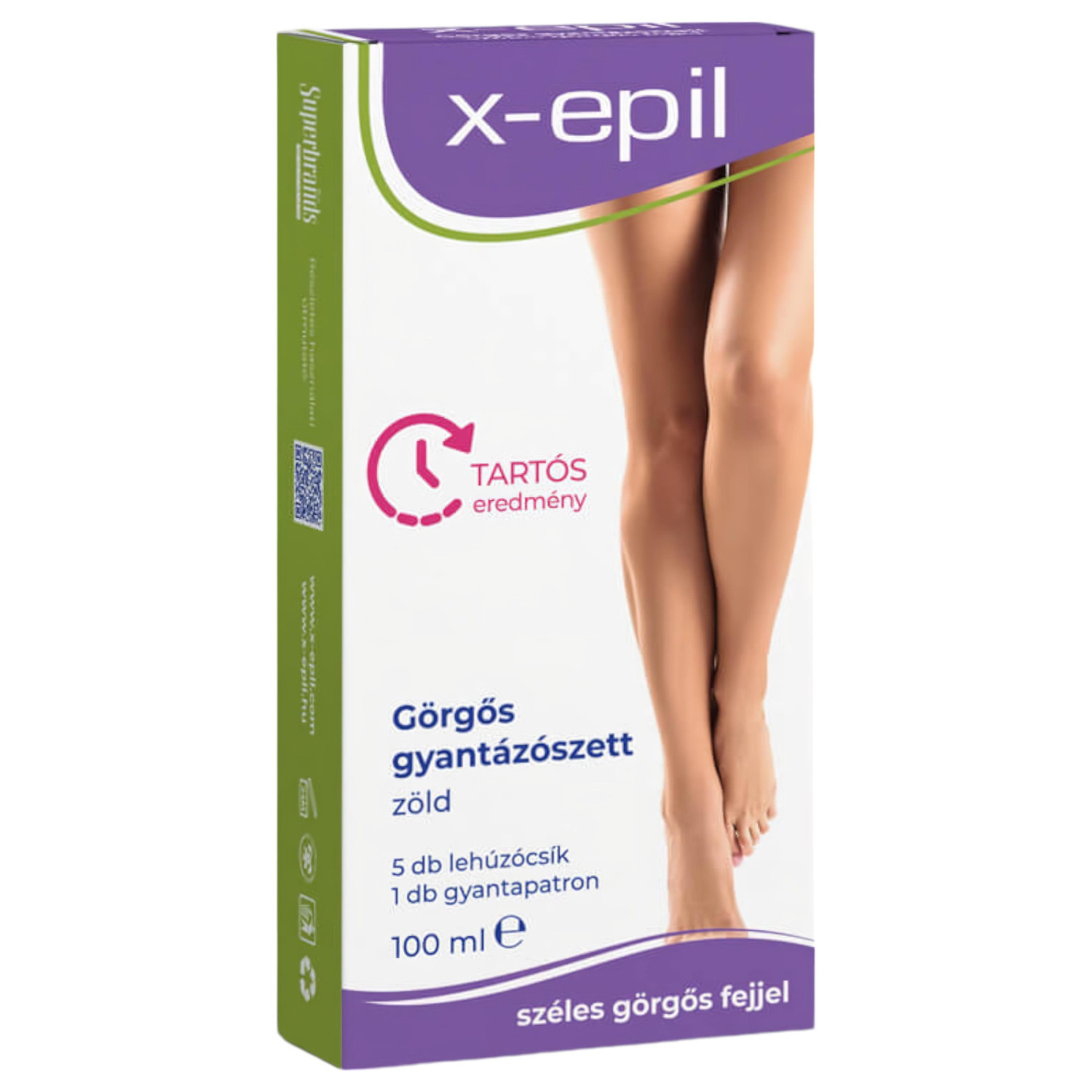 X-Epil - váleček vosk sada - zelená